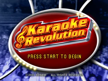 Karaoke Revolution screen shot title